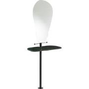 J-Line - Spiegel+plank Muur Marmer/ijzer/glas Groen/zwart - 66x38x169c...