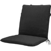 Madison - Stapelstoel kussen Canvas Eco+ black - 97x49cm