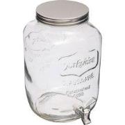 Glazen Sapkan York met tapkraan - 8 liter - Drankkan met kraantje