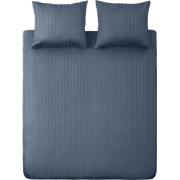 Ten Cate Katoensatijnen Dekbedovertrek - 140x200/220 - Donker Blauw