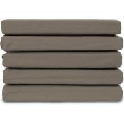 Ten Cate Katoensatijnen Hoeslaken - 180x200 - Taupe