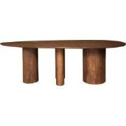 Eettafel Amir 240 x 120 cm - Mangohout Nature Smooth