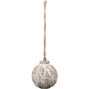 Clayre & Eef Hanger  Ø 8 cm Bruin Hout Woondecoratie