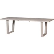 WOOOD Bear Eettafel Buiten - Aluminium - Zand - 75x240x87