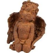 Clayre & Eef Decoratie Beeld Engel 11 cm Bruin Polyresin Religious scu...