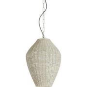 Light & Living - Hanglamp ARRIATE - Ø33x46cm - Wit