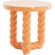 Light & Living - Bijzettafel VALLEJO - Ø46x46cm - Oranje