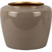 Present Time - Bloempot Grand Medium - Warmgrijs