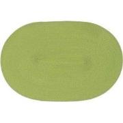 Unique Living - Placemat Daisy - Ovaal - Rotan - Lichtgroen - 45x30cm