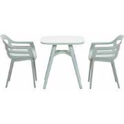 Garden Impressions Sunny balkonset 3-delig - Hareno tuintafel 71x71 cm...
