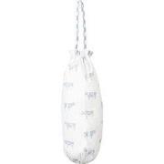 Clayre & Eef Tassenopberger  23x48 cm Blauw Wit Katoen Koeien Tassenza...