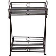 Clayre & Eef Plantenrek  40x25x60 cm Bruin Metaal Rechthoek Tuinrek
