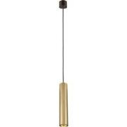 Tabor pendellamp GU10 (excl) zwart + geborsteld goud