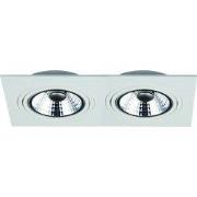 ZOOM AR111 SQ 2L wit incl. 2x AR111 12,4W 2700K