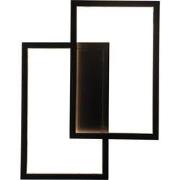 NORI LED 42W 3000K zwart 435x335x60 dimbaar