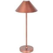 QUTE LED tafellamp 3W 320Lm IP54, herlaadbaar, batterij incl, koper