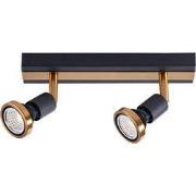 ROBUS 2L GU10 LED 5W dim incl. zwart / brons