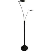 Alaves zwarte vloerlamp LED 24,5W + 5W zwart chroom