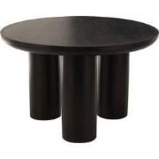 J-Line - Tafel Trio Mangohout Zwart - 120x120x76cm