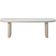Eettafel Deens Ovaal 240cm - Beige Betonlook - Maya