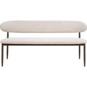 Eetkamerbank Beige - Zithoogte 47cm - 160x55x77cm - Alexia
