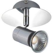 RIVERA 1xGU10 5W dimbare LED Chroom IP44