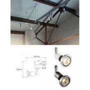 ROBUS Track spot 1xGU10 satin wit