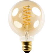 E27 LED Globe Spiral G95 5W Amber 2200K Dimbaar