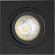 Mozes I zwarte inbouwspot 1x 5W LED GU10 dimbaar incl.