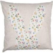 Clayre & Eef Kussenhoes  45x45 cm Beige Polyester Konijn Sierkussenhoe...