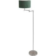 Mexlite - vloerlamp - Bella - staal - metaal velours stof - Ø 45cm - E...