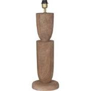 PTMD Tafellamp Lorinne 2 - 20x20x55 cm - Hout - Naturel
