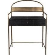 Clayre & Eef Sidetable  78x38x118 cm Koperkleurig Ijzer Hout Rechthoek...