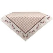 Clayre & Eef Tafelkleed  150x250 cm Bruin Katoen Rechthoek Teckel Tafe...