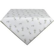 Clayre & Eef Tafelkleed  150x150 cm Wit Katoen Olijven Tafellaken