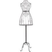 Clayre & Eef Paspop Dames Verstelbaar  152 cm Bruin Metaal Torso