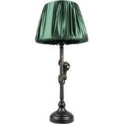 Clayre & Eef Tafellamp  Ø 25x55 cm  Bruin Groen Kunststof Aap Bureaula...
