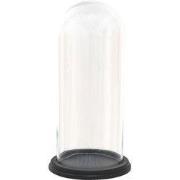 Clayre & Eef Glazen Stolp  Ø 17x26 cm Hout Glas Decoratie Stolp