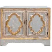 Clayre & Eef Dressoir  120x38x91 cm Beige Grijs Hout Ladekast