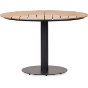 Bente ronde tuintafel bruin - Ø 113 cm
