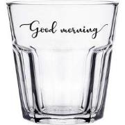 Clayre & Eef Waterglas  250 ml Glas Good morning Drinkbeker