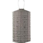 LUMIZ Solar tuinverlichting Mosaic Cylinder - 28 cm - Taupe