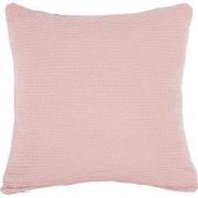 Present Time - Sierkussen Zigzag Knitted - Zachtroze