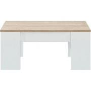 Salontafel met Opklapbaar Blad L100 cm - Alida