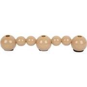 Kandelaar Bubbles Straight - Bruin - 41x7x7cm