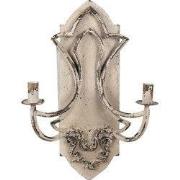 Clayre & Eef Wandlamp 41x17x60 cm Beige IJzer Muurlamp
