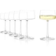 set/6 champagne coupe 27,5 cl Power
