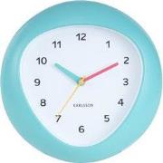 Wandklok Funky Vibes - Turquoise - 4.4x25.5x25.5cm