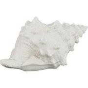PTMD Lamp Graeme - 18x12x11 cm - Polyester - Wit