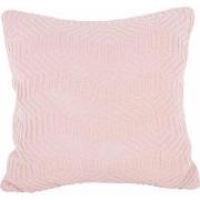 Sierkussen Honeycomb - Roze - 45x45x15cm